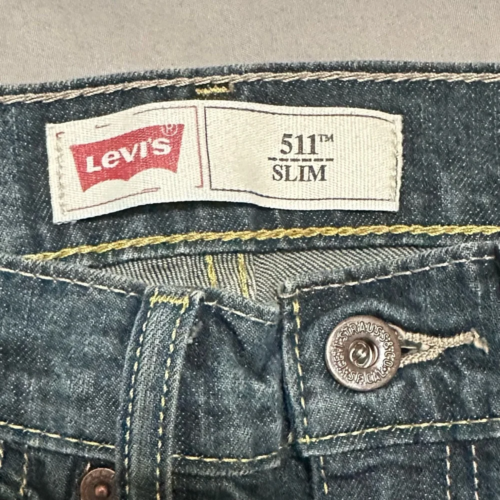 Levi Strauss 511 boys jeans size 12 regular. Leg shape slim‎